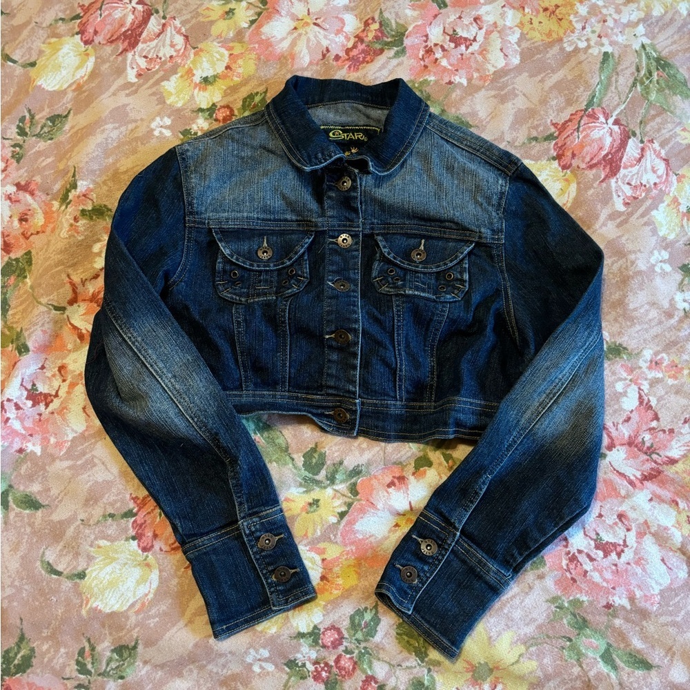 Y2K Starr Jeans denim cropped jacket